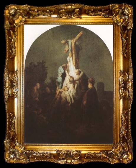 framed  REMBRANDT Harmenszoon van Rijn The Descent from the Cross (mk08), ta009-2